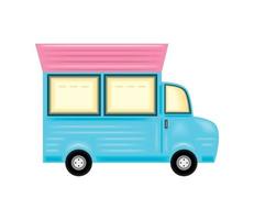 foodtruck geïsoleerd vector