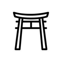 Tokio pictogram vector. geïsoleerde contour symbool illustratie vector