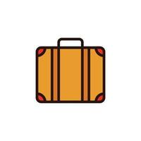 koffer vakantie pictogram illustratie vector