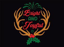 kerst t-shirt ontwerp vector bestand