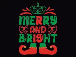 kerst t-shirt ontwerp vector bestand