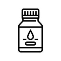 siroop farmaceutische productielijn pictogram vectorillustratie vector