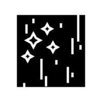 gepolijst beton glyph pictogram vectorillustratie vector