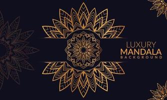 luxe mandala achtergrond vector