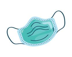 gezichtsmasker medische accessoire vector