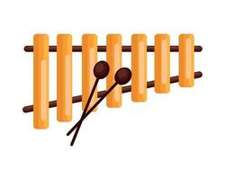 xylofoon muziekinstrument vector
