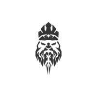 viking pictogram logo ontwerp vector