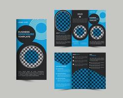 driebladige brochure, zakelijk, bureau, creatief, marketing, sjabloon, afdrukken, a4, vector