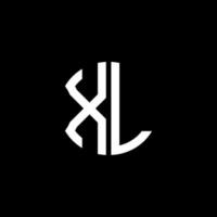 xl letter logo creatief ontwerp met vectorafbeelding, abc eenvoudig en modern logo-ontwerp. vector