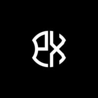 px letter logo creatief ontwerp met vectorafbeelding, abc eenvoudig en modern logo-ontwerp. vector