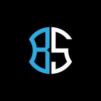 bs letter logo creatief ontwerp met vectorafbeelding, abc eenvoudig en modern logo-ontwerp. vector