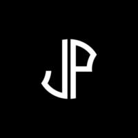 jp letter logo creatief ontwerp met vectorafbeelding, abc eenvoudig en modern logo-ontwerp. vector