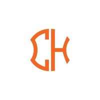 ch letter logo creatief ontwerp met vectorafbeelding, abc eenvoudig en modern logo-ontwerp. vector