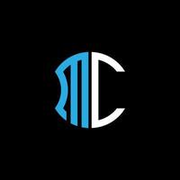 mc letter logo creatief ontwerp met vectorafbeelding, abc eenvoudig en modern logo-ontwerp. vector