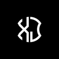 xj letter logo creatief ontwerp met vectorafbeelding, abc eenvoudig en modern logo-ontwerp. vector