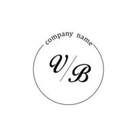 eerste v logo monogram brief minimalistisch vector