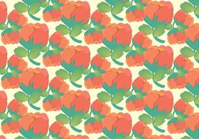 Gratis Pastel Katoen Plant Pattern Vector