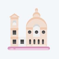 icoon florence. geschikt voor onderwijs symbool. vlakke stijl. eenvoudig ontwerp bewerkbaar. ontwerp sjabloon vector. eenvoudige illustratie vector