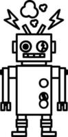 defect robotpictogram vector