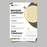 zakelijke briefpapier sjabloon corporate flyer ontwerp vector