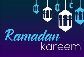 ramadan kareem islamitische achtergrond heilige maand voor moslim vector