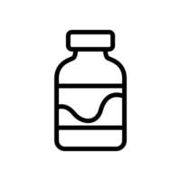 zelfgemaakte yoghurt pictogram vector overzicht illustratie