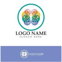 hersenen logo ontwerpen concept vector, gezondheid hersenen pulse logo, hersenen zorg logo sjabloon vector