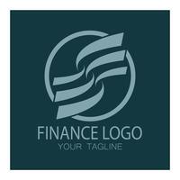 zakelijke financiën en marketing logo vector illustratie sjabloon pictogram ontwerp financiële boekhouding logo met moderne vector concept