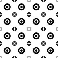 zwart-wit cirkel stip vector patroon