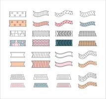 set decoratietape strip vector