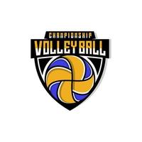 volleybal logo vector ontwerpsjabloon