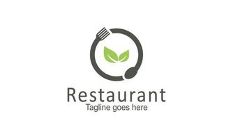 restaurant logo ontwerp sjabloon vector