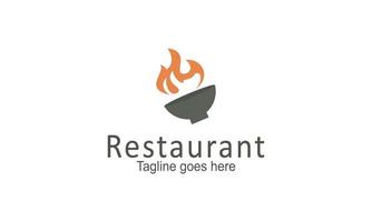 restaurant logo ontwerp sjabloon vector