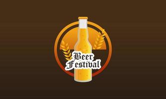 realistische oktoberfest bierfestival achtergrond kan worden gebruikt voor postersjabloon vector