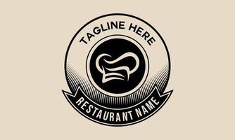 restaurant logo ontwerp sjabloon vector