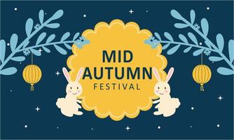 mid herfst festival viering illustratie vector