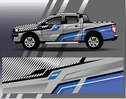 auto wrap ontwerp vector. grafische abstracte streep racen achtergrond kit ontwerpen voor wrap voertuig race auto rally avontuur en livery vector