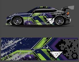 auto wrap sticker graphics. abstracte adelaarsstreep grunge race- en sportachtergrond voor racekleuren of dagelijks gebruik auto vinyl sticker vector