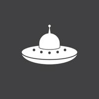 ufo-logo. vector illustratie ontwerpsjabloon.