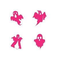 spook pictogram vector illustratie sjabloonontwerp