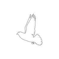 duif pictogram vector illustratie sjabloonontwerp