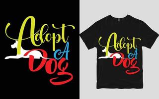 honden t-shirt ontwerp vector