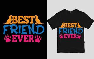 honden t-shirt ontwerp vector