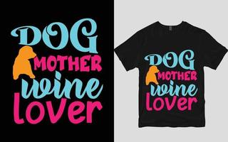 honden t-shirt ontwerp vector