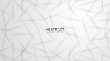 witte abstracte achtergrond op 3D-ontwerp vector