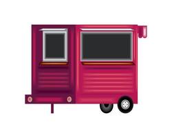 vintage foodtruck vector