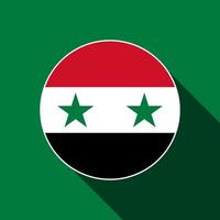 land Syrië. syrische vlag. vectorillustratie. vector