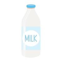fles melk product vector
