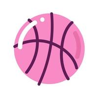 basketbal bal cartoon vector