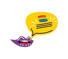 LGBT Pride-reclame vector